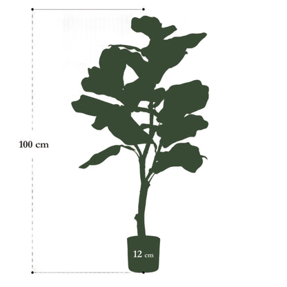 Artificial Tree - Ficus Lyrata - Tabacco Tree - 100 cm up to 180 cm