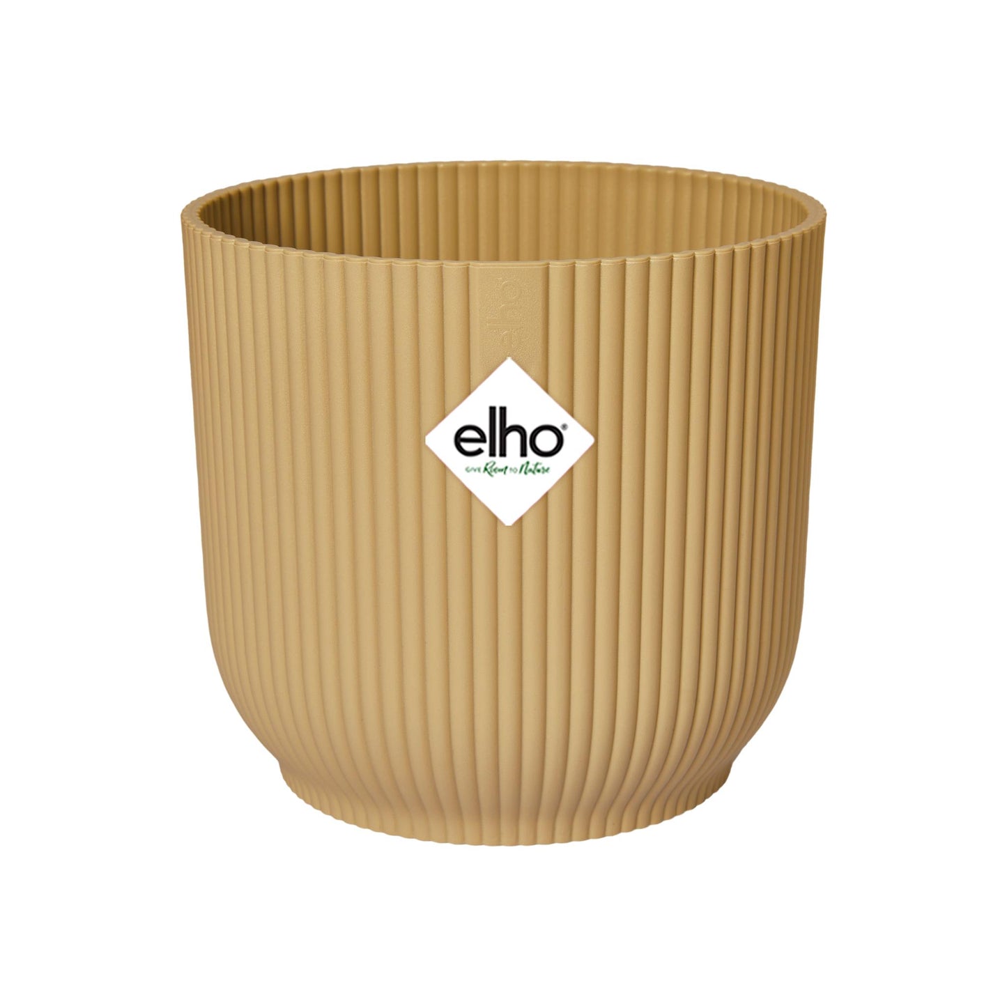 Elho Pot Vibes Fold Round Yellow- D18 x H17