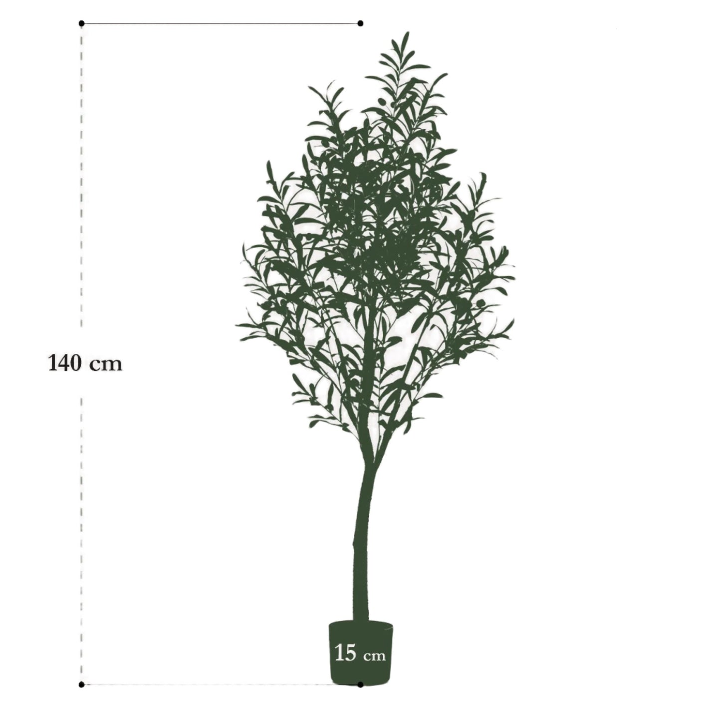 Artificial Olive Tree - 140 cm