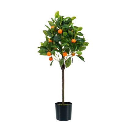 Artificial Tree - Citrus Sinensis - Orange Tree - 75 cm