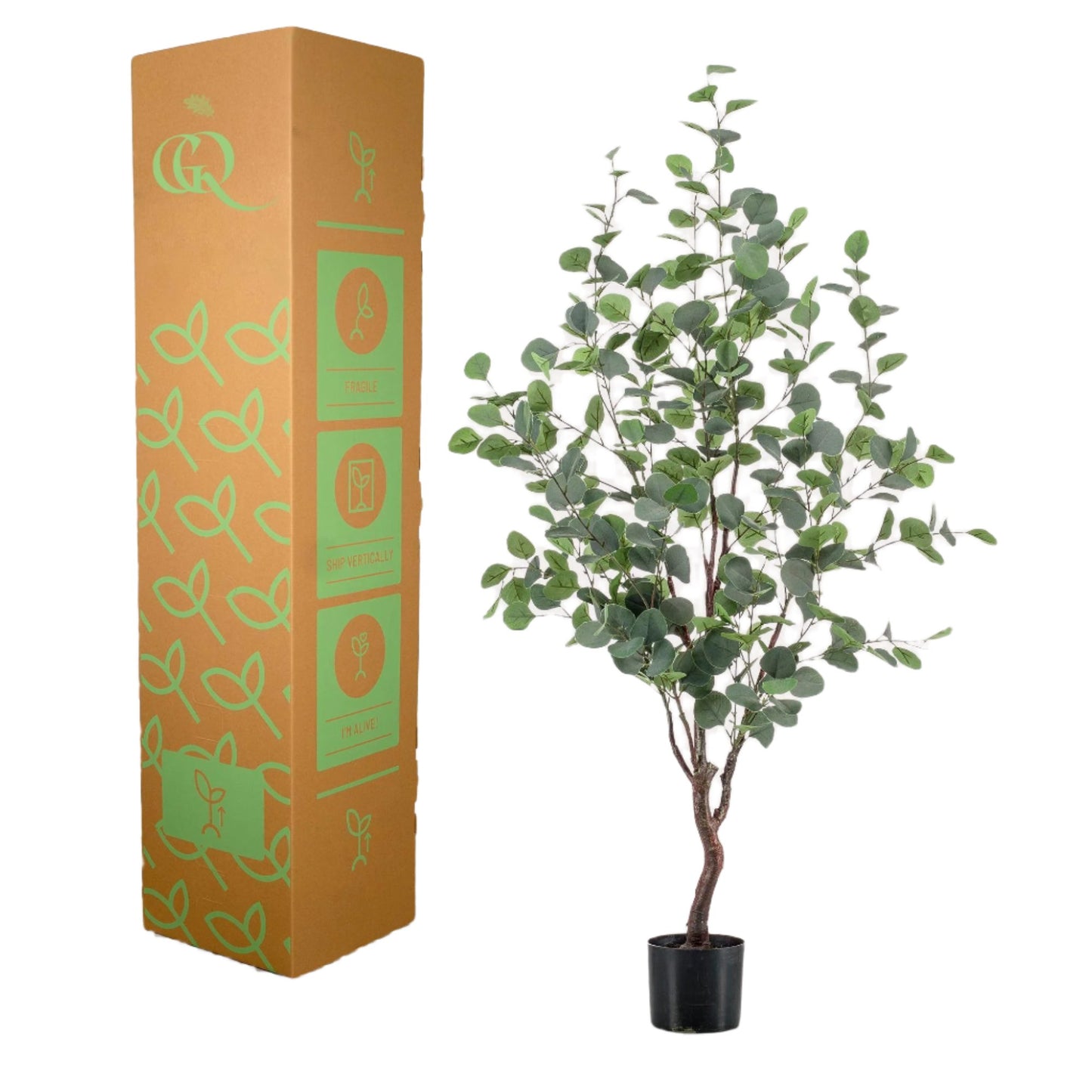 Kunstboom - Eucalyptus - Blauwe gomboom - 120 cm