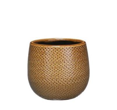 Gabriel Round Yellow Oker Pot D14