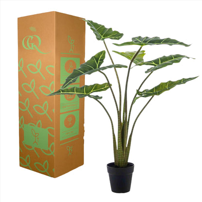 Artificial Plant - Alocasia Frydek - Elephants Ear Plant - 90 cm