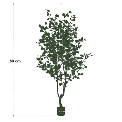 Artificial Tree - Eucalyptus - Blue Gum Tree - 180 cm