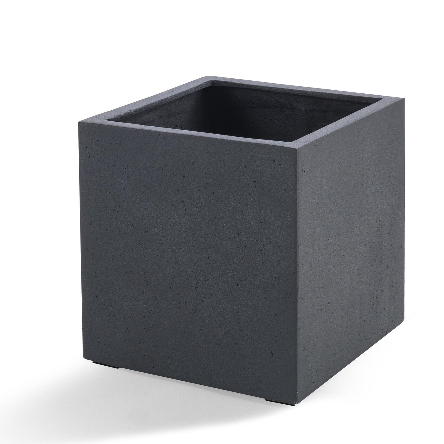 Grigio Cube Anthracite Grey Pot - D40 x H40