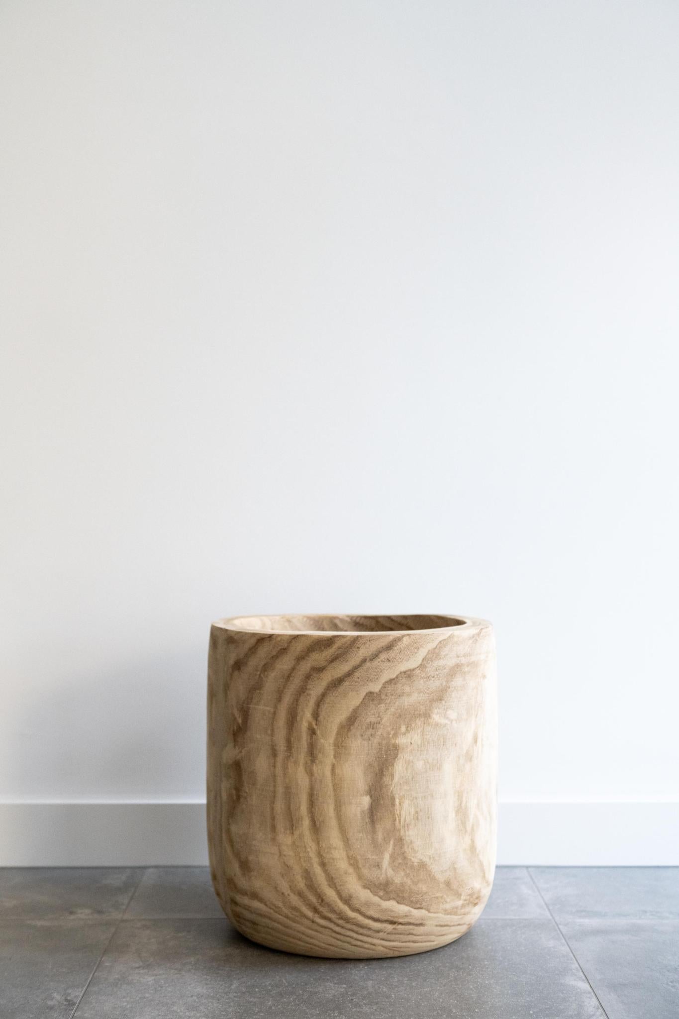 Hout lichtbruin - Pia Pot - XL - H42 W40