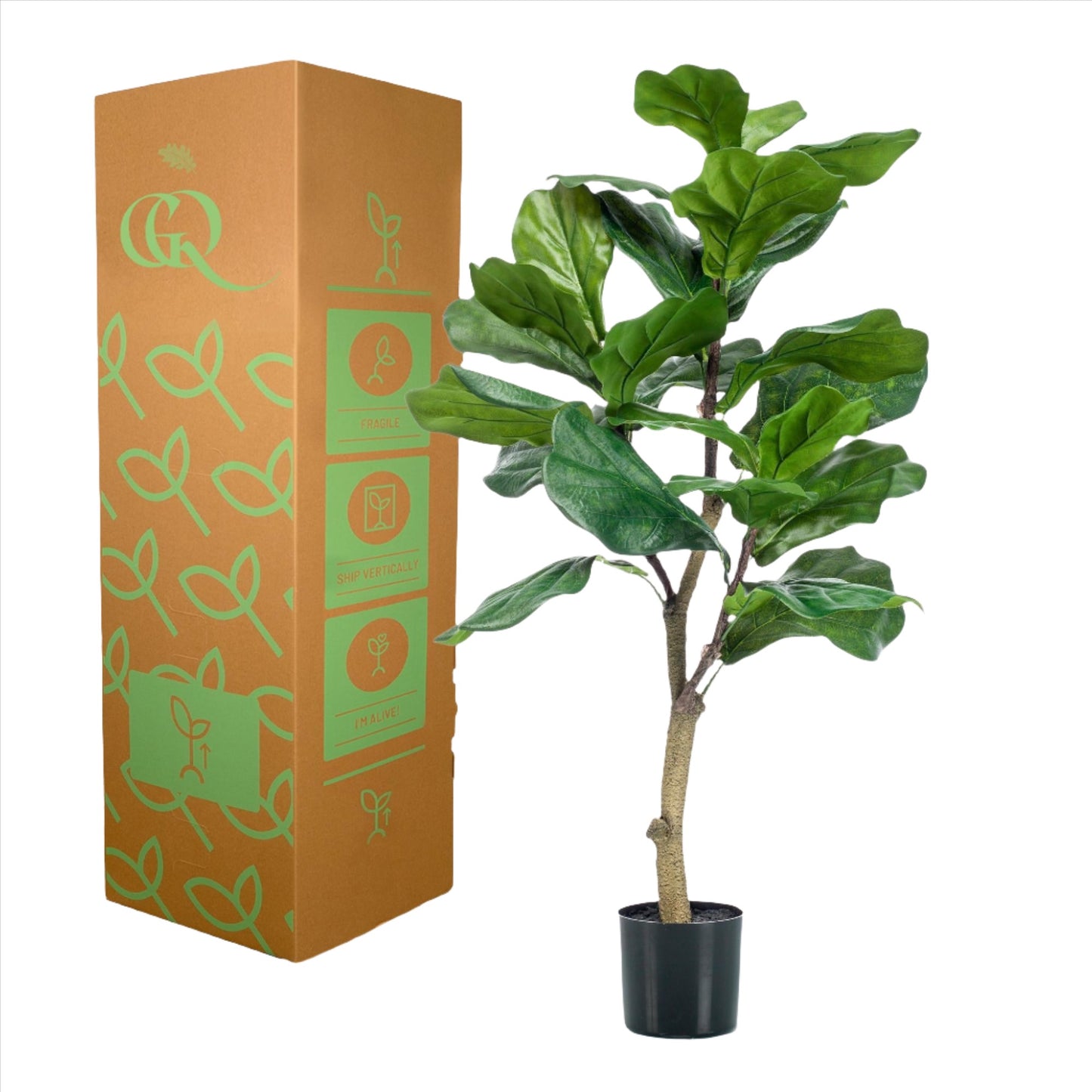 Artificial Tree - Ficus Lyrata - Tabacco Tree - 100 cm up to 180 cm