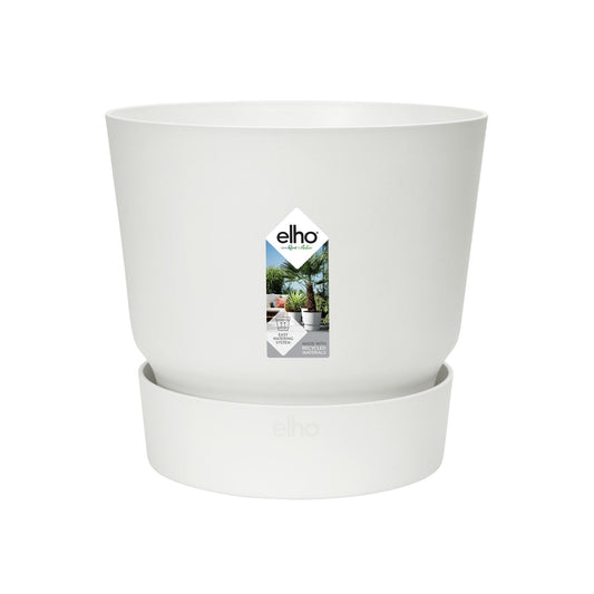 Elho Pot Greenville Rond wit - D30 x H28