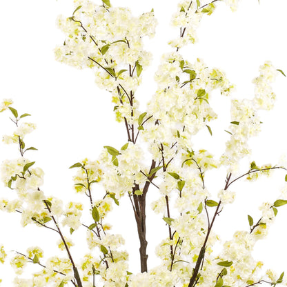 Artificial Cherry Blossom Tree - White - 175cm