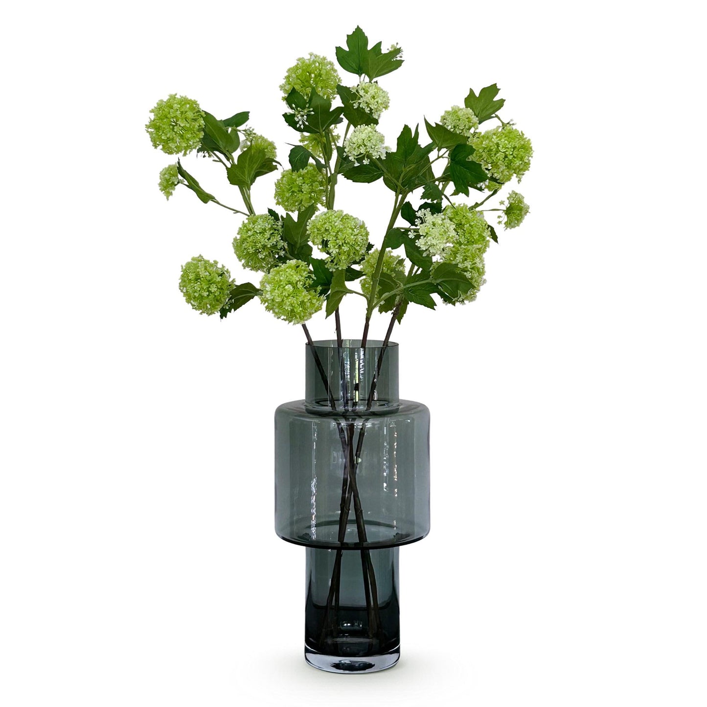 Flores artificiales Viburnum Opulus Solo en ramas - Crema - 75 cm