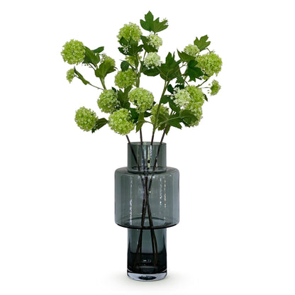 Flores artificiales Viburnum Opulus Solo en ramas - Crema - 75 cm