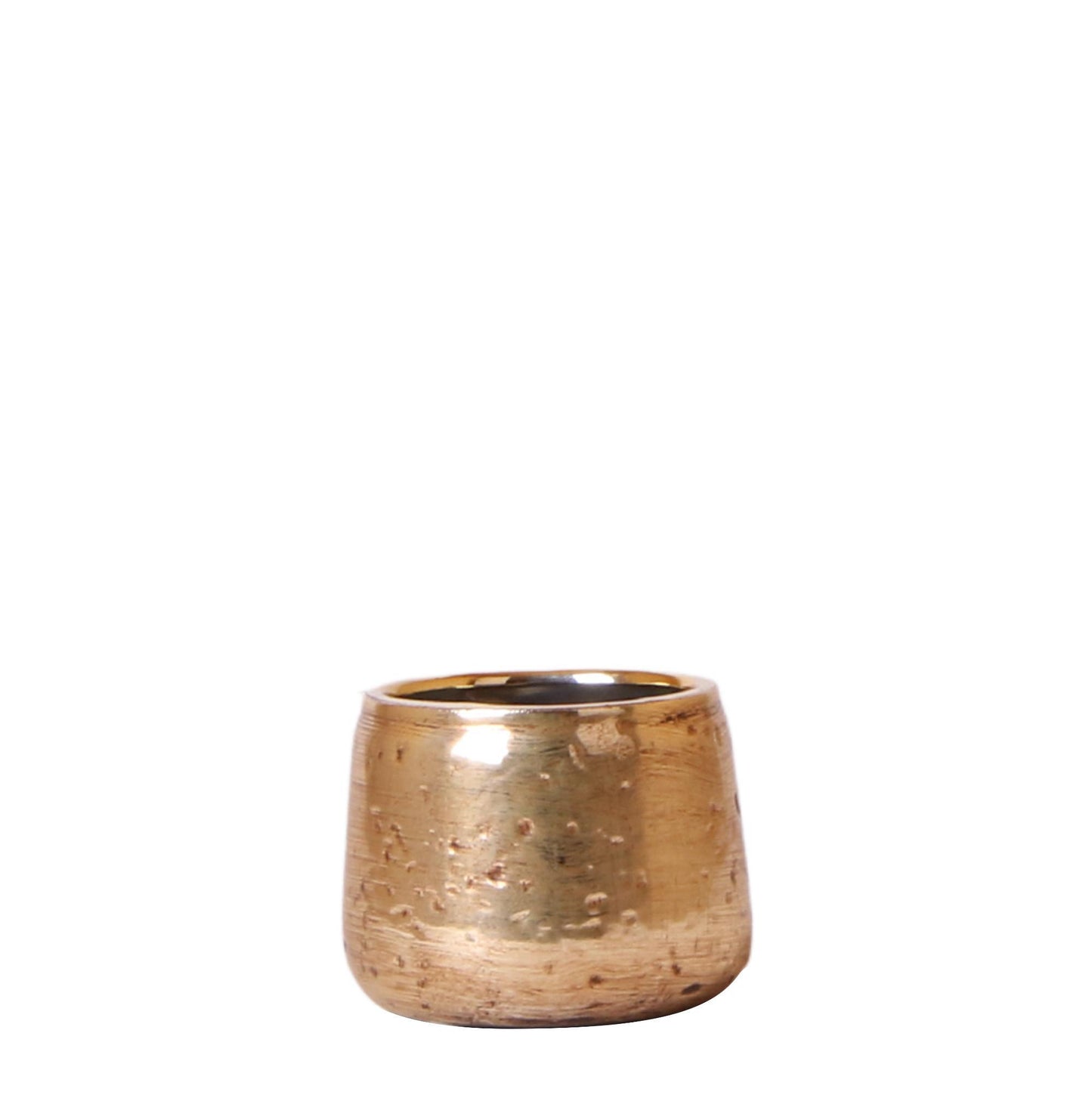 Luxe Gouden Keramische Decoratieve Pot - Maat 6cm