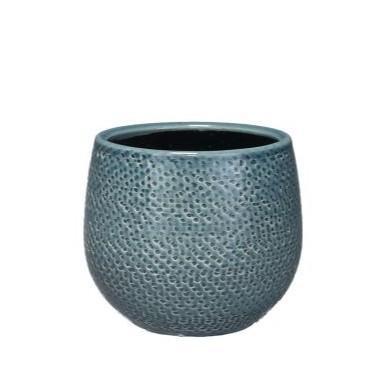 Gabriel Round Blue Pot D14