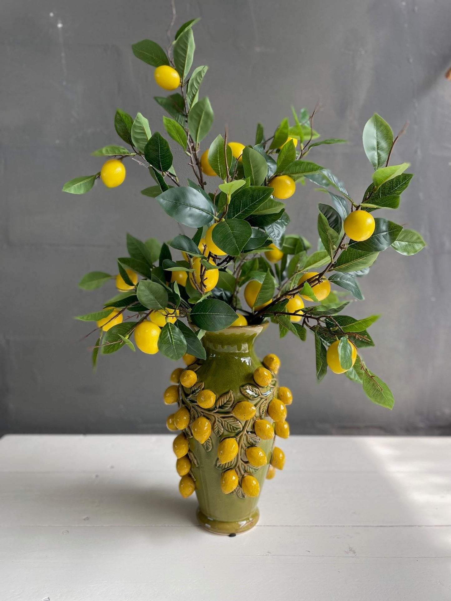 Kunstboeket - L - Lemon Glow - 80cm