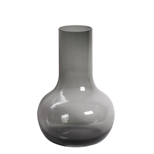 Glass Vase Seim Gray - S - H37 W25